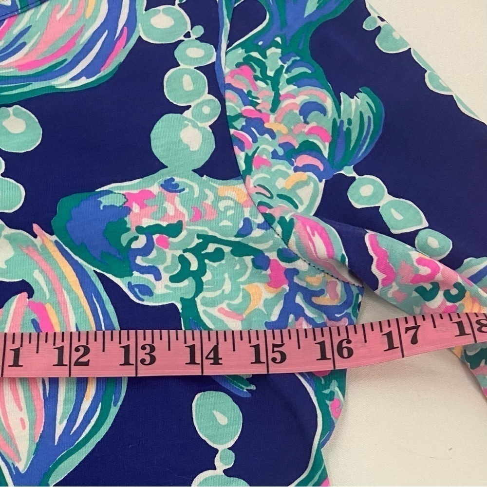 LILLY PULITZER Women's Marlowe Shift Mini Dress Sz XS Art-To-Wear Summer Picnic - Picture 9 of 13